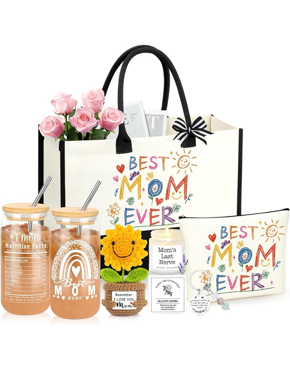Mothers Day Gifts, Mom Birthday Gift Ideas Basket